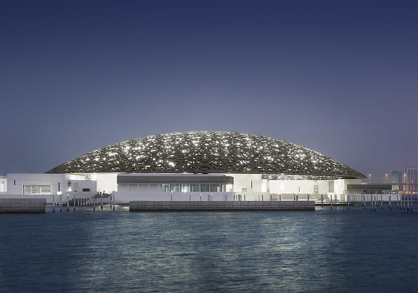 Louvre Abu Dhabi Nachtsicht