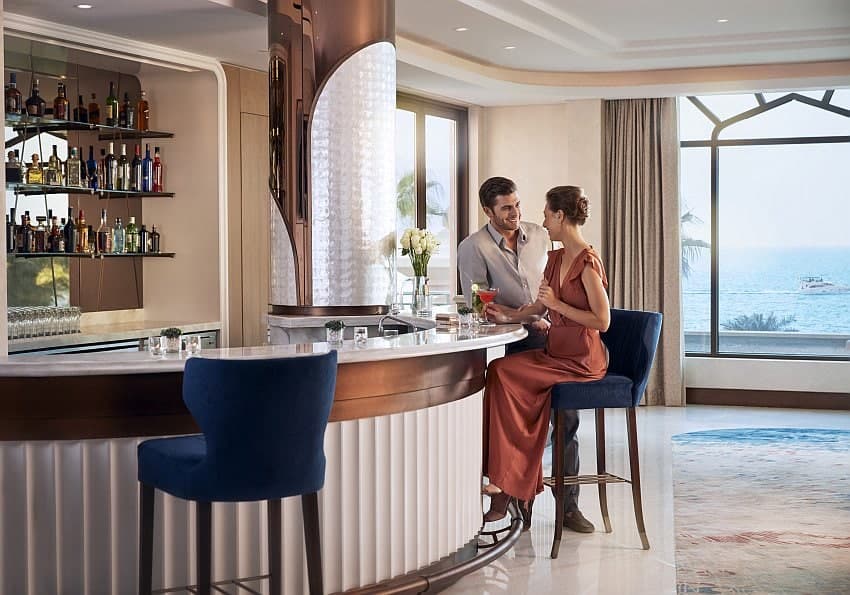 club lounge bar Bar des Imperial Club im Atlantis Dubai