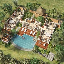 2BR Oceanfront Double Suite Pool Villa - Shanti Maurice Resort & Spa