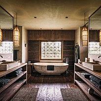 Badezimmer - Villa - Phum Baitang