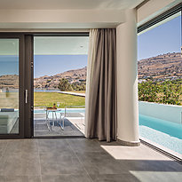 Beach View Deluxe Junior Suite Private Pool - Lindos Grand Resort & Spa