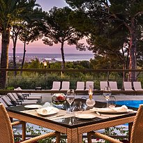Es Vi Restaurant Terrasse - Castillo Hotel Son Vida, a Luxury Collection Resort, Mallorca