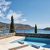 Deluxe Bungalow Sea View Private Heated Pool - Phaea Blue