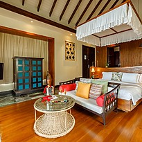 Earth Pool Villa Schlafzimmer - Ozen Reserve Bolifushi