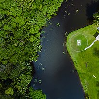 Helikopter Landeplatz - Kempinski Seychelles Resort Baie Lazare