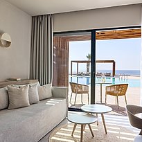 Junior Suite Sharing Pool Sea View - Elissa Adults-Only Lifestyle Beach Resort