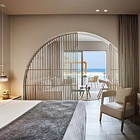 Junior Suite Sharing Pool Sea View - Elissa Adults-Only Lifestyle Beach Resort