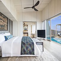 Lagoon / Ocean Overwater St. Regis Suite with Pool Schlafzimmer - The St. Regis Maldives Vommuli Resort
