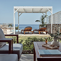 Luxury Suite with Private Pool Sea Front - The Royal Blue Resort & Spa Crete