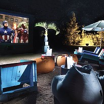 Open Air Kino - Shanti Maurice Resort & Spa