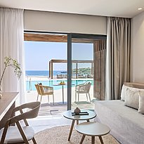 Open Plan Suite Sea View Sharing Pool - Elissa Lifestyle Beach Resort (Adults-Only)
