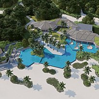 Torti Pool & Beach Bar - Waldorf Astoria Seychelles Platte Island