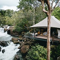 Waterfall Tent, Shinta Mani Wild, A Bensley Collection