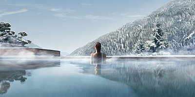 Au&szlig;enpool - Lefay Resort & SPA Dolomiti