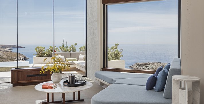 2 BR Grand Panoramic Villa Sea View - One&Only Kea Island