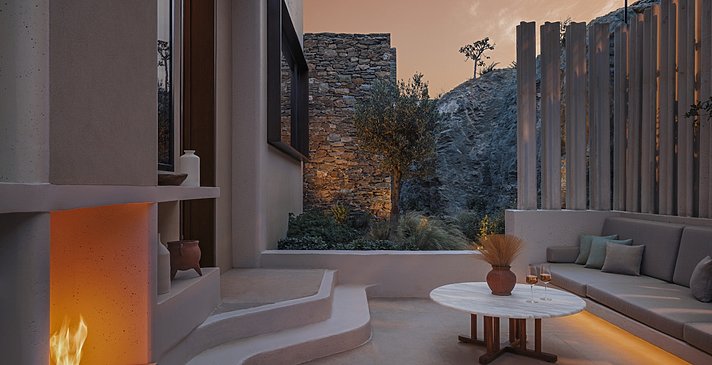 2 BR Grand Panoramic Villa Sea View - One&Only Kea Island