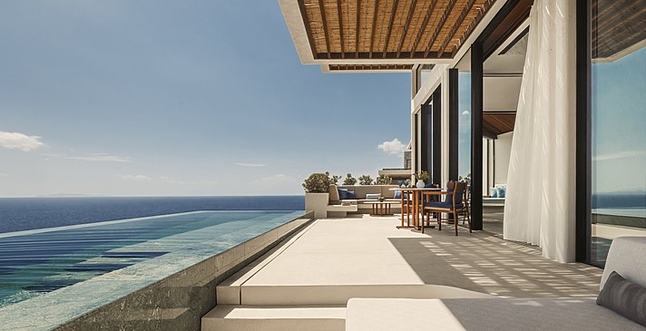 2 BR Grand Panoramic Villa Sea View - One&Only Kea Island