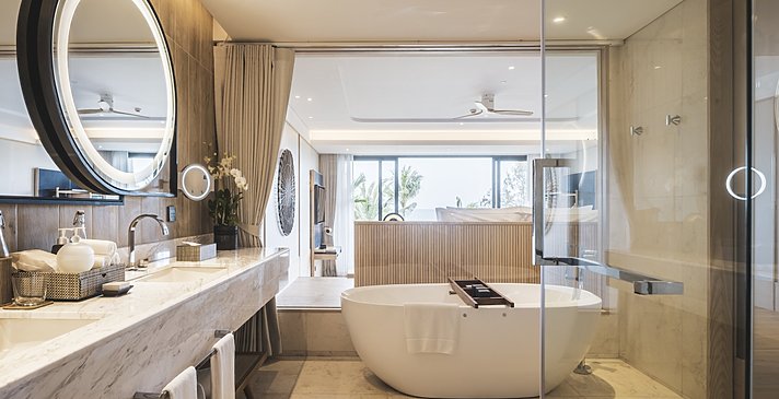 Deluxe Seaview Suite Badezimmer - Anantara Koh Yao Yai