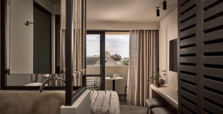 At&eacute;rre Retreat with Balcony - Numo Ierapetra Beach Resort