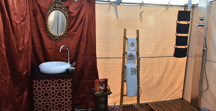 Badezimmer - Canvas Club Tents