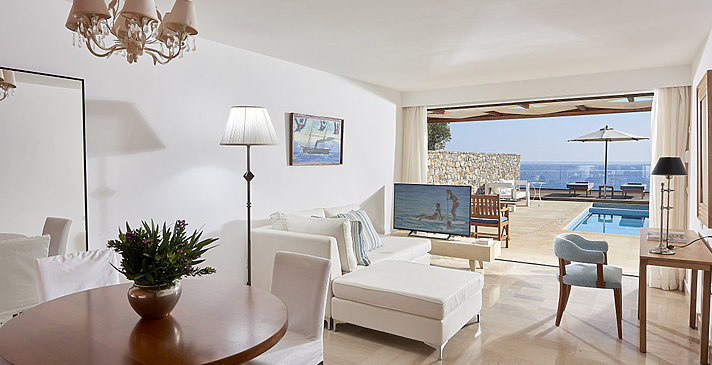 Club Suite 1 Bedroom Private Pool Seafront - St. Nicolas Bay Resort Hotel & Villas
