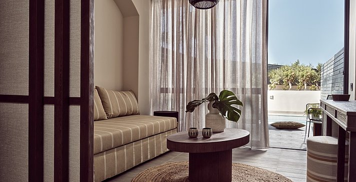 Evergreen 1BR Suite with Individual Pool - Numo Ierapetra Beach Resort