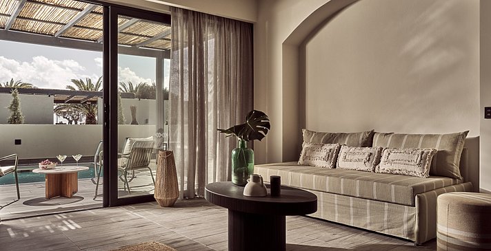 Evergreen 1BR Suite with Individual Pool - Numo Ierapetra Beach Resort