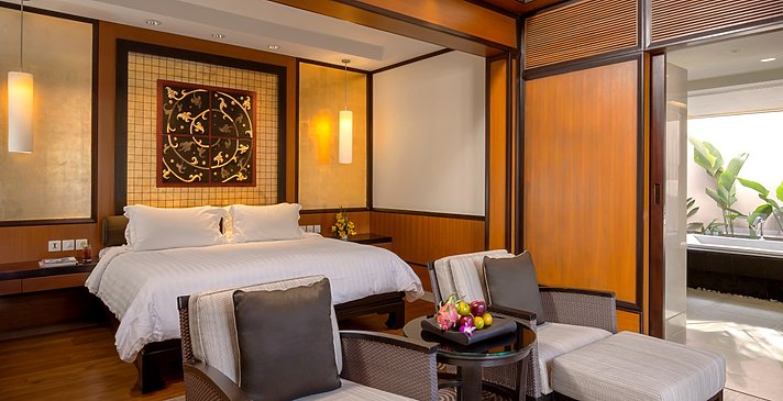 Grand 2 BR Pool Villa Schlafzimmer - Banyan Tree Phuket