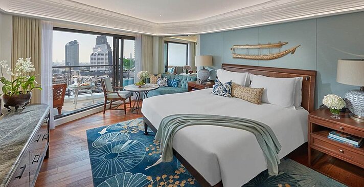 Deluxe Room with Balcony, Mandarin Oriental, Bangkok