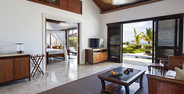 Luxury Ocean Front Pool Villa - The Residence Zanzibar